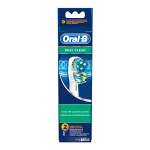 Braun Electric Toothbrush Heads Set Dual Clean 80348388