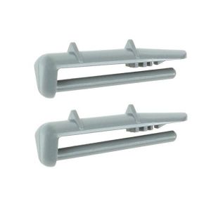 Beko Dishwasher Plastic Rear Rail End Caps 2 Pack 1880580400