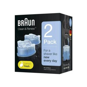 Braun CCR2 Shaving Cleaner Cartridges 2 Pack 80712509