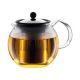 Bodum Assam Piston Teapot with SSteel Filter 500ml 1802-16