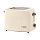 Bosch Compact 2-Slice Toaster in Cream TAT3A0175G