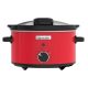 Crockpot Red Stoneware Slow Cooker with Hinged Lid 3.5L CSC037
