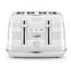 Delonghi Avvolta White Toaster 4 Slice CTA4003.W