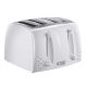 Russell Hobbs Textures Toaster 4 Slice in White 21650